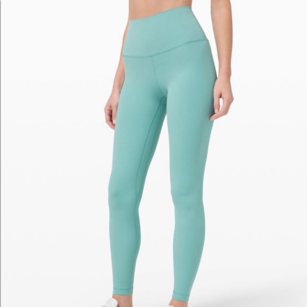Lululemon Align Pant 28” Tidewater Teal Size 6